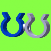 Entretoise Double Pivotante - In Air Swivel Clips Entretoise Double Pivotante - In Air Swivel Clips