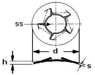Araymond - Clips Pour Arbres-Ecrous - Shaft Clips-Nuts