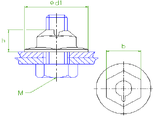 Araymond - Clips Pour Arbres-Ecrous - Shaft Clips-Nuts