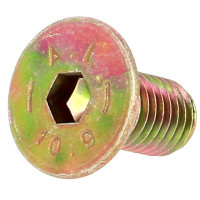 Acier 10.9 Zingué Bichromaté Filetage Total