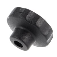 Bouton Étoile M5 pour Vis TH PA 6-6 Noir