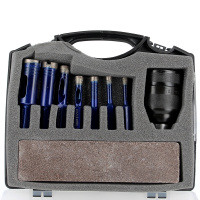 Coffret de 7 Forets Diamant Pro-Ceram avec Mandrin