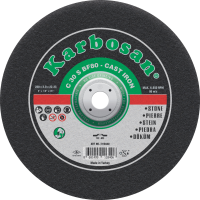 Disque à Tronçonner Déporté 230X3.0X22.23 Carbure de Silicium KARBOSAN