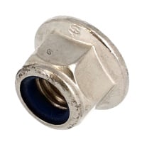 Écrou à Embase Nylstop Inox A2 DIN 6926