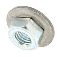 Ecrou Hexagonal Acier Classe 8 Zingué Combiné avec Rondelle Elastique Bombée Imperdable