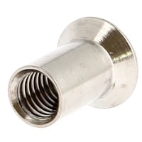 Écrou Relieur Fraisé Bombé Fendu Inox A2