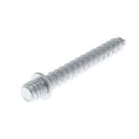 Patte à Vis pour Bois M7X30 au Pas de 150 Acier Zingué Blanc