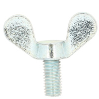 Vis à Ailettes M6X30 Acier Zingué Blanc DIN 316