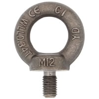 Vis à Anneau M6X12 Acier Brut DIN 580