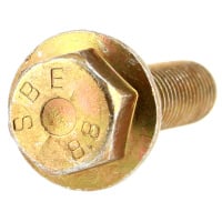 Vis à Tête Hexagonale à Embase Lisse Acier 8.8 Zingué Bichromaté DIN 6921