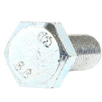 Vis à Tête Hexagonale Acier 8.8 Zingué Blanc Pas 100 Filetage Total DIN 961