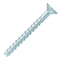 Vis Béton TFX 6X60 Acier Zingué Blanc
