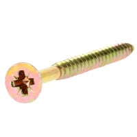 Vis Bois VBA TFZ Acier Zingué Bichromaté Filetage Partiel