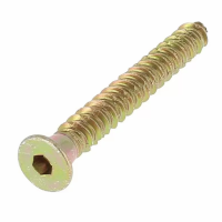 Vis de Fixation Directe pour Huisseries TFHC 7.5X100 Acier Zingué Passivé Jaune