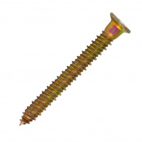 VIS DE FIXATION DIRECTE POUR HUISSERIES TFHC 7.5X100 Z.PASSIVE JAUNE