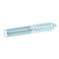 Vis Double Filet (Bois-Metrique) M8X60 Acier Zingué