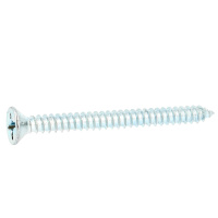 Vis Tôle TF Phillips 3.5X19 Acier Zingué Blanc DIN 7982
