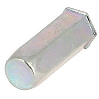 RIVKLE® Tête Réduite Fut Hexagonale Borgne M4 Ep 0.5 à 2 Zingué