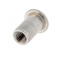 RIVKLE® Tête Plate Fut Cylinque Ouvert M3 Ep 2 à 3.5 Alu