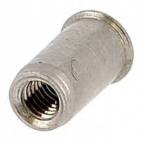 RIVKLE® Tête Affleurante Fut Cylinque Ouvert M4 Ep.0.5 à 2 Poucique Inox
