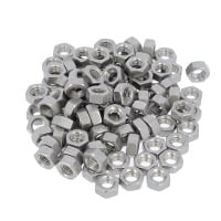 Sachet de 100 Écrous Hu M10 Inox A2 DIN 934