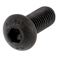 Vis à Tête Bombée Hexagonale Creuse Ø 4X40 Acier 10.9 Noir ISO 7380
