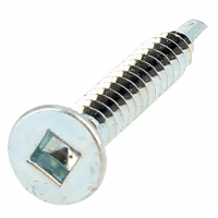 Autoperceuse TF Carrée Acier Zingué Blanc Din 7504O