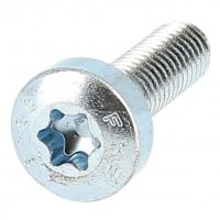 TCBL Torx M2.5X12 Acier 8.8 Zingué Blanc ISO 14583