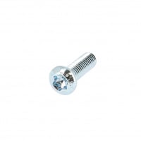 TCBL Torx M2.5X10 Acier 8.8 Zingué Blanc ISO 7380