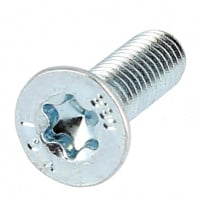 TF Torx M2.5X8 Acier 8.8 Zingué Blanc ISO 14581