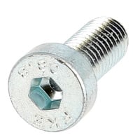 TCHC Tête Basse M5X8 Acier 8.8 Zingué Blanc EF DIN 7984