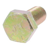 Vis à Tête Hexagonale Acier 10.9 Zingué Bichromaté ANSI B18-2-1- Pas UNF