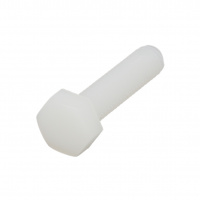 TH PA 6.6 Blanc Filetage Total Din 933
