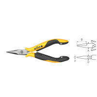 Pince Professional ESD Becs Demi-Ronds Tête Droite 10348