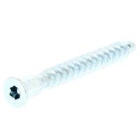 Vis Confirmat Hexagonale Creuse 7X60 Acier Zingué