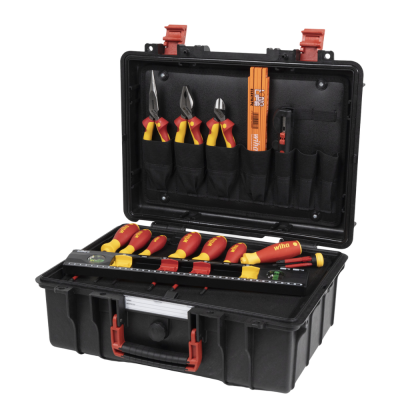 CAISSE A OUTILS ELECTRICIEN 17 PIECES