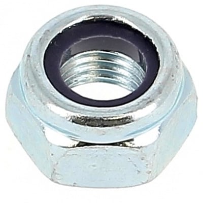 ECROU NYLSTOP M12 PAS 100 CL.8 Z.BLANC DIN 985