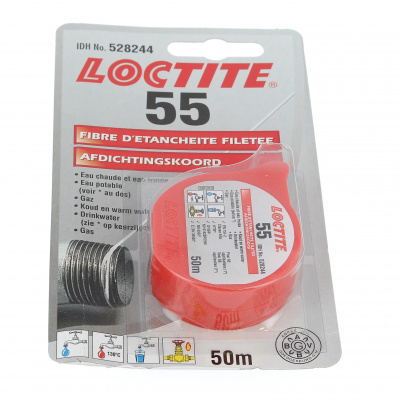 Fibre d'Étanchéité sans Phrase de Risque Loctite 55 50m