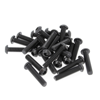 Sachet de 25 TBHC M4X30 Acier 10.9 Noir ISO 7380