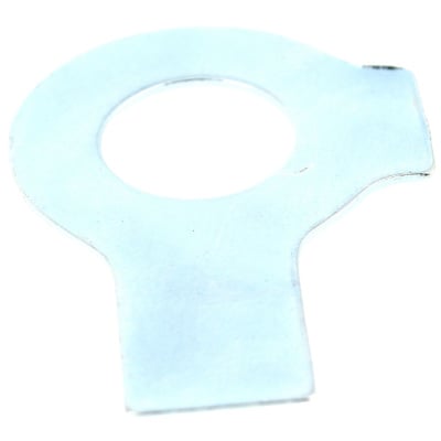 Frein d'Écrous Équerre à Aileron Acier Zingué Blanc DIN 463