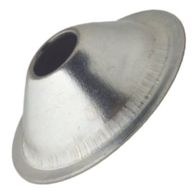 Rosace d'Écartement Hauteur 19mm Acier Zingué Blanc