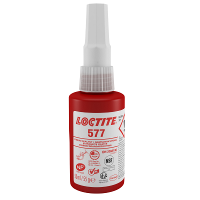 TUBETANCHE RESISTANCE MOYENNE USAGE GENERAL LOCTITE 577 ACCORDÉON