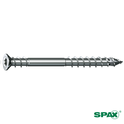 Vis de Terrasse Résineux SPAX Double Filetage Tête Fraisée T-STAR plus Inox A2