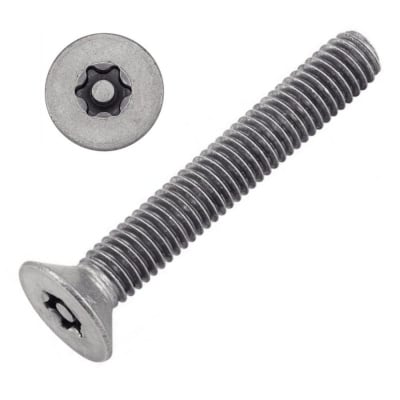 VIS INVIOLABLE TF TORX + TETON M3X6 INOX A2