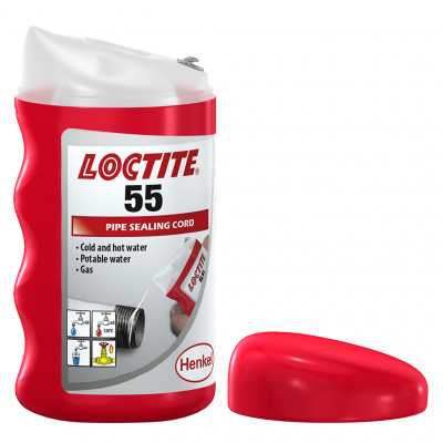 FIBRE D'ETANCHEITE SANS PHRASE DE RISQUE LOCTITE 55 ROULEAU DE 50M