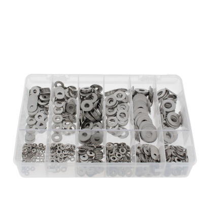 Coffret D'Assortiment de Rondelles Plates M + L Inox A2 NFE 25513 -  Coffrets de Rondelles - Rondelles