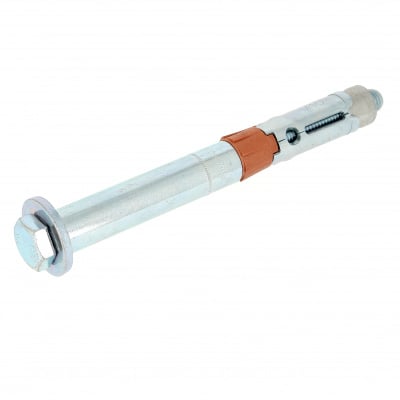 BOULON DE SECURITE M16X170 ACIER ZINGUE AVEC VIS TH EP 50