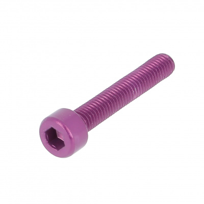 BLISTER DE 5 TCHC M6X30 ALU P60 OA VIOLET DIN 912