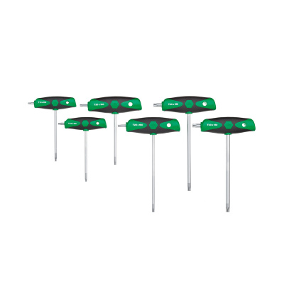 Jeu de Clés TORX avec Manche en T ComfortGrip, avec Lame Latérale